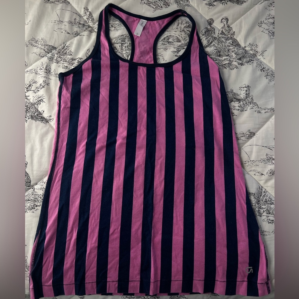 Pink & Black GapBody Muscle Tank